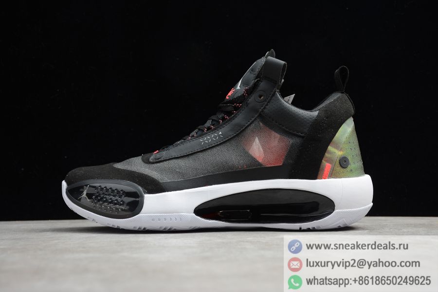 Air Jordan 34 XXXIV Low Black Red CU3475-001 Men Basketball Shoes